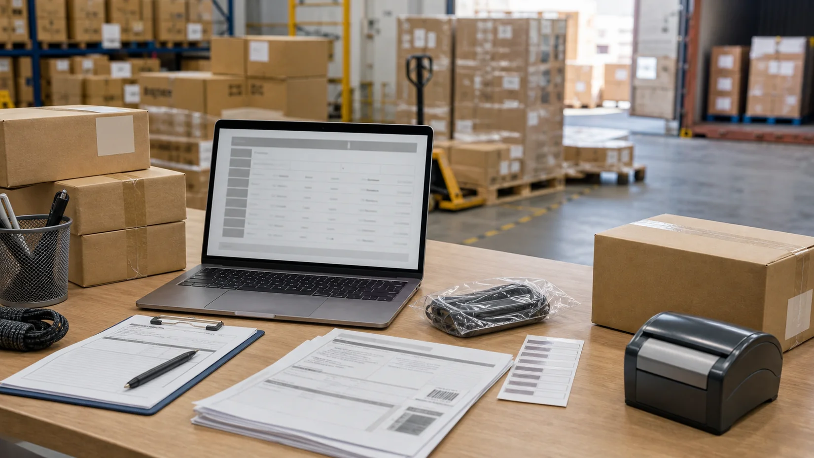 Operations desk handling China sourcing inspection and shipping requests