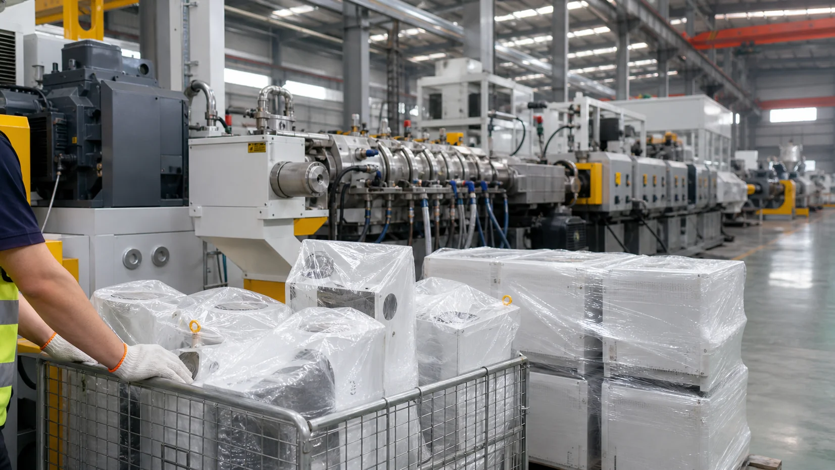 Heavy machinery and production lines from China
